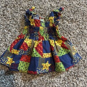 American Girl Julie Colorful Patchwork Doll Top